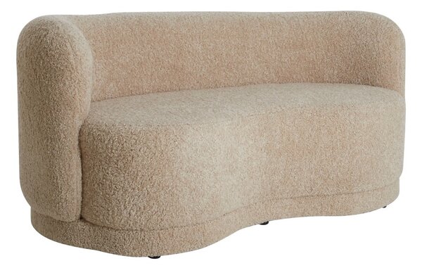 Béžová pohovka z textilie bouclé 175 cm Amelie – Light & Living