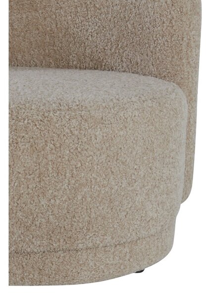 Béžová pohovka z textilie bouclé 175 cm Amelie – Light & Living