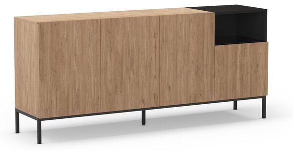 Komoda v přírodní barvě 180x80 cm Cailin – Marckeric