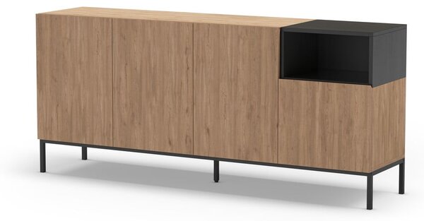Komoda v přírodní barvě 180x80 cm Cailin – Marckeric