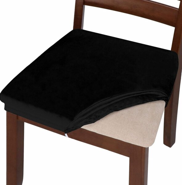 Potah na sedák židle SPRINGOS HA5266 černý