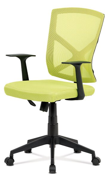 Kancelářská židle KA-H102 GRN látka a síťovina zelená