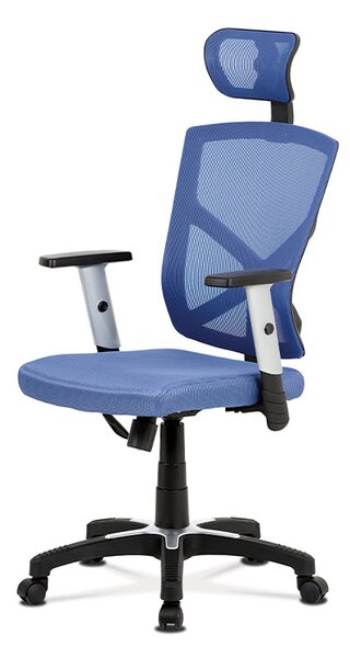 Otočná kancelářská židle v modré barvě KA-H104 BLUE
