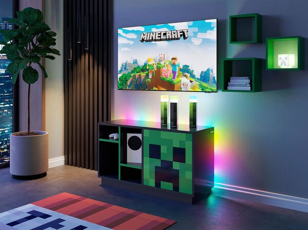ŠIROKÁ KOMODA Minecraft - Dětské pokoje sestavy