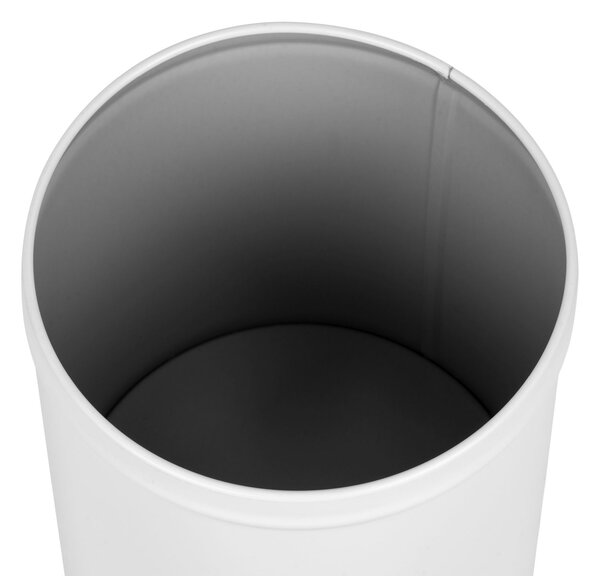 Alda Odpadkový koš Room Basket 45 l, lakovaná ocel, bílá