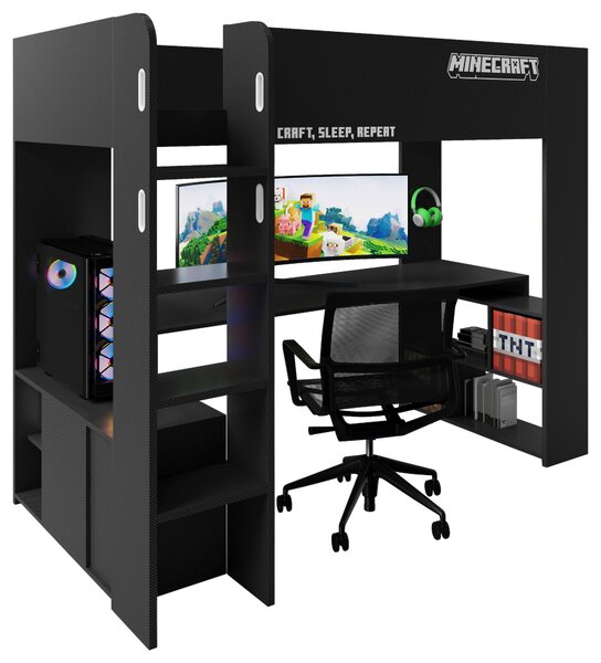 VYSOKÁ POSTEL Minecraft - Vyvýšené postele