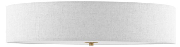 Stropní Lampa Globen Lighting, Noah, stmívatelné, Bílá, Obývací pokoj, Tkanina / Textil, Skandinávský