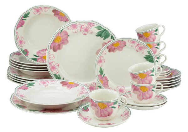 KOMBINOVANÁ SOUPRAVA, 30dílné, porcelán Creatable - Sady nádobí kombinované, Online Only