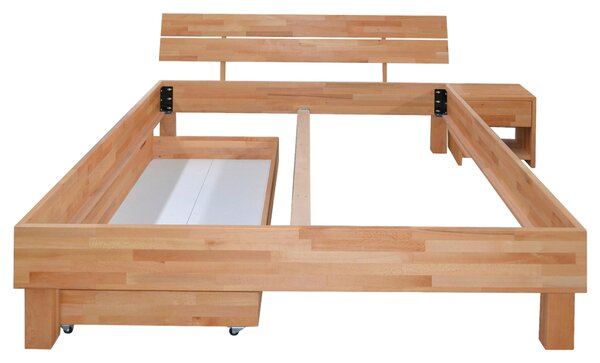 POSTEL, 160/200 cm, barvy buku Carryhome - Manželské postele