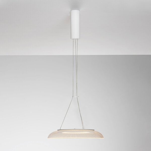 Nova Luce Bílé závěsné LED světlo Mantle 40 cm