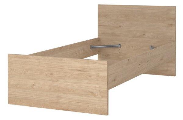Jednolůžková postel v dekoru dubu v přírodní barvě 90x190 cm Naia – Tvilum