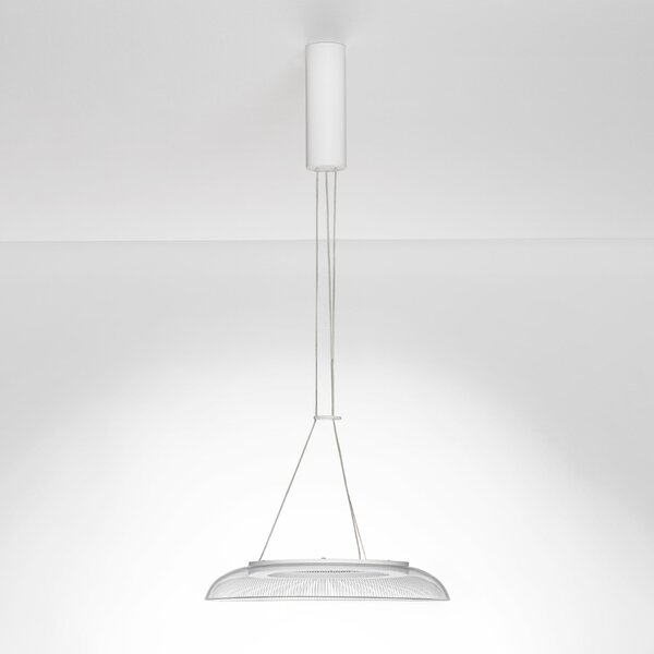 Nova Luce Bílé závěsné LED světlo Mantle 40 cm