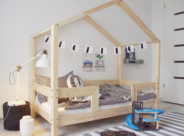 Domečková postel HouseBed Prosta Duo 80x180 cm