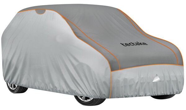 Tectake Ochranná plachta na auto, odolná proti krupobití – voděodolná, prodyšná - SUV / VAN SMALL (520 x 185 x 145 cm)