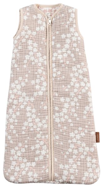 Růžový mušelínový dětský spací pytel Quax Natural 70 cm