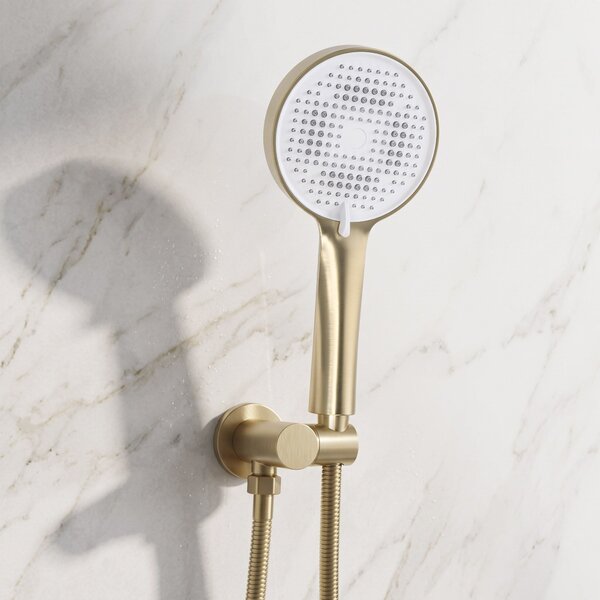 Rea, Podomítková sprchová souprava Rea Grace Brush Gold + BOX, REA-P4405