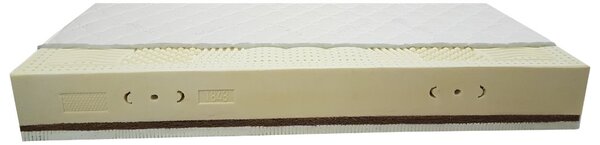 Bazyl.cz Matrace APOLLO 100% přírodní LATEX + KOKOS 7 zón 27cm - 80x200cm