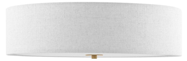 Stropní Lampa Globen Lighting, Noah, stmívatelné, Bílá, Obývací pokoj, Tkanina / Textil, Skandinávský