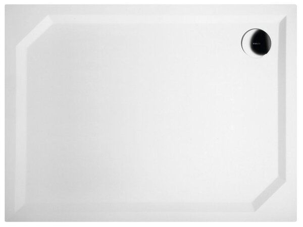 GELCO - SARA sprchová vanička z litého mramoru, obdélník 100x75cm, hladká HS10075