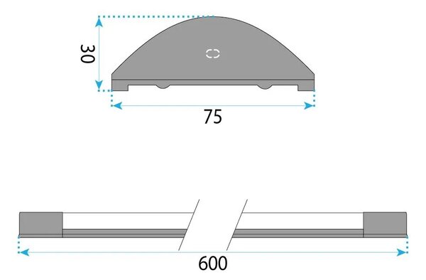 Toolight Stropní LED osvětlení Modern 60 JNH053-18N bílé