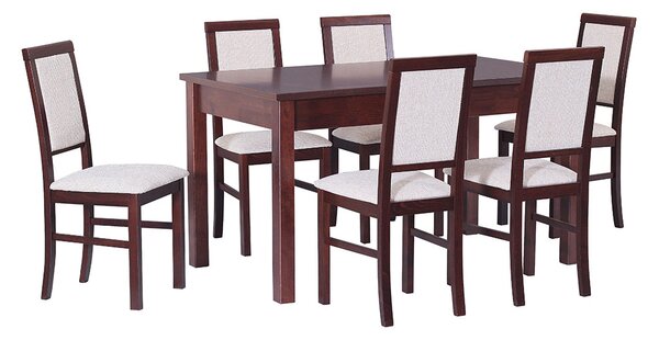 Sestava stůl Modena I + 6 ks židle Nilo III