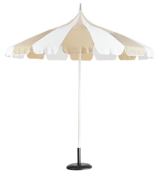 Slunečník 245 cm MINOA Bílá/Béžová