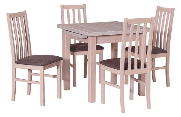Sestava stůl Max VII + 4 ks židle Boss X