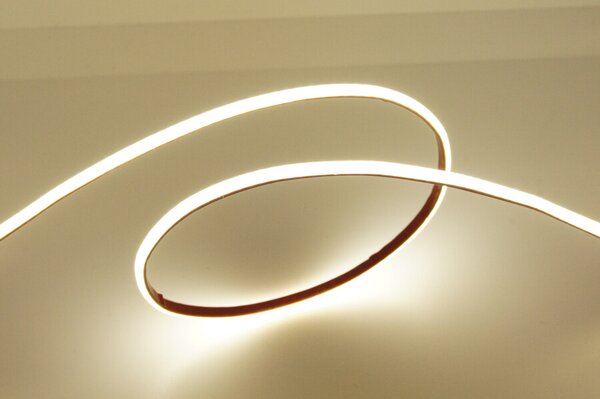 Ultra tenký 3mm LED pásek COB 4,8W/m, 24V, IP20, 400LED/m, CRI>90 Barva světla: Teplá bílá, 2700K