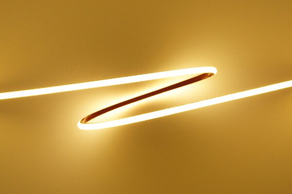 Ultra tenký 3mm LED pásek COB 4,8W/m, 24V, IP20, 400LED/m, CRI>90 Barva světla: Teplá bílá, 2700K