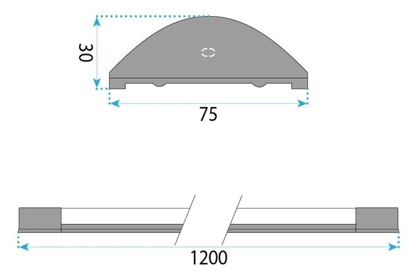 Toolight Stropní LED osvětlení Modern 120 JNH055-35N bílá