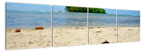 Pláž - obraz (160x40cm)