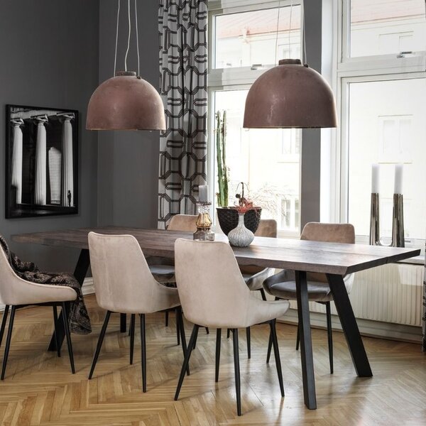 -25 % Dny MOMENTI– Tmavě hnědý dubový jídelní stůl ROWICO FRED 240 x 100 cm