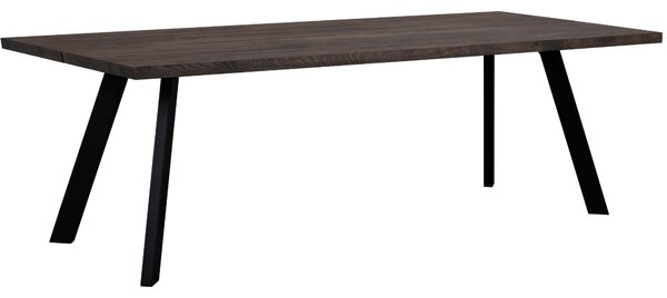 -25 % Dny MOMENTI– Tmavě hnědý dubový jídelní stůl ROWICO FRED 240 x 100 cm
