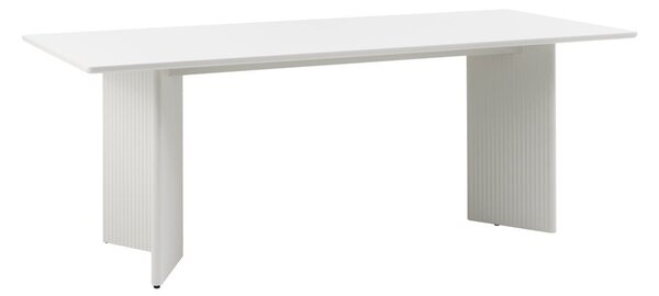Světle šedý jídelní stůl 90x200 cm Palma – Unique Furniture