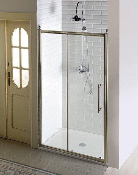 GELCO - ANTIQUE sprchové dveře posuvné,1100, ČIRÉ sklo, bronz GQ4211C