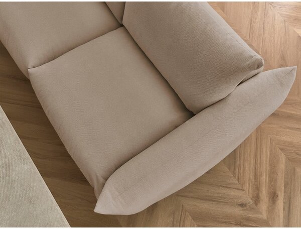 Béžová rozkládací pohovka 214 cm Ernest – Bobochic Paris
