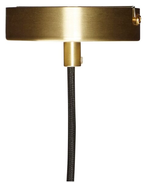 Zlaté kovové závěsné světlo Hübsch Pomp 54 cm