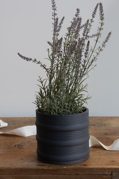 Keramický obal na květináč Arby Dark Grey