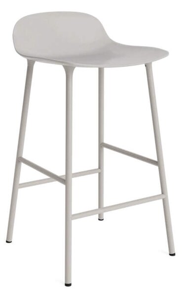 Normann Copenhagen Barová židle Form 65 cm Steel, warm grey