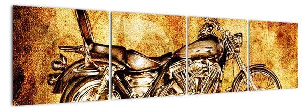 Obraz motorky (160x40cm)