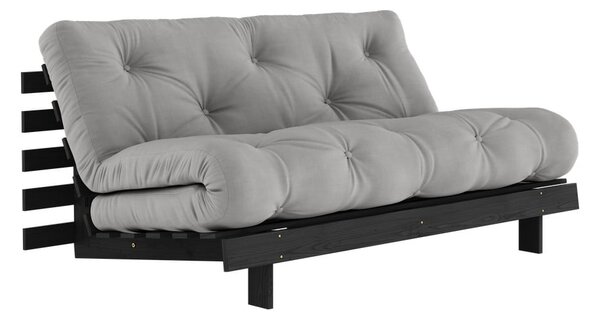 Šedá rozkládací pohovka 160 cm Roots Black Night – Karup Design