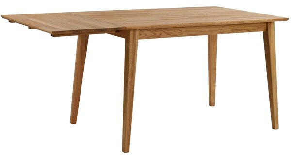 Dubový rozkládací jídelní stůl ROWICO FILIPPA 120-165 x 80 cm
