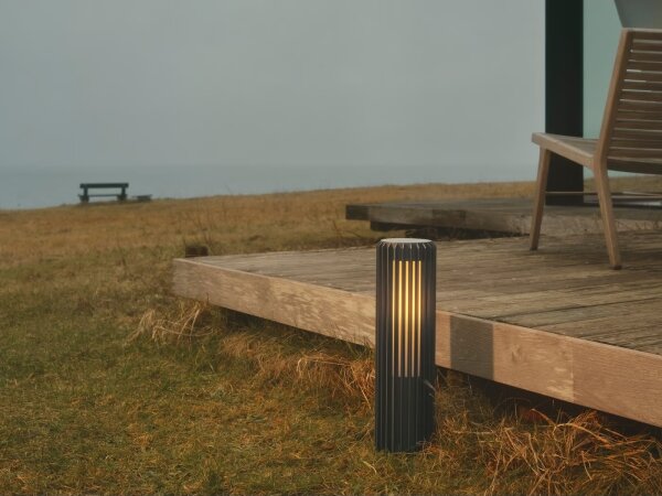 Nordlux - Venkovní lampa ALUDRA 1xE27/15W/230V IP44 antracit 45,4 cm