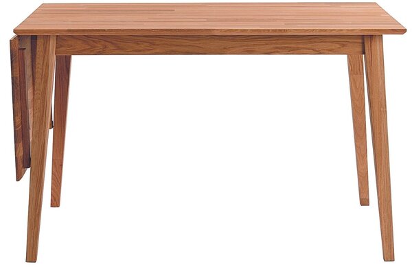 Dubový rozkládací jídelní stůl ROWICO FILIPPA 120-165 x 80 cm