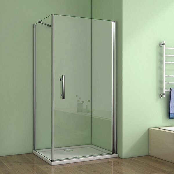 Sprchový kout MELODY D1 70x70 s jednokřídlými dveřmi včetně sprchové vaničky z litého mramoru