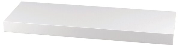 Nástěnná polička KALEB 60 cm, bílý vysoký lesk