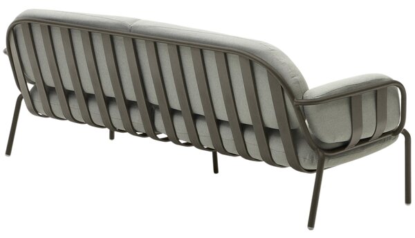Kave Home Šedo-zelená zahradní pohovka Joncols 224 cm