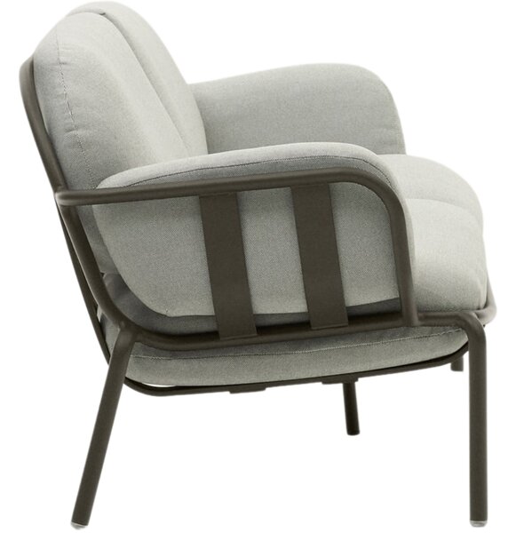 Kave Home Šedo-zelená zahradní pohovka Joncols 224 cm