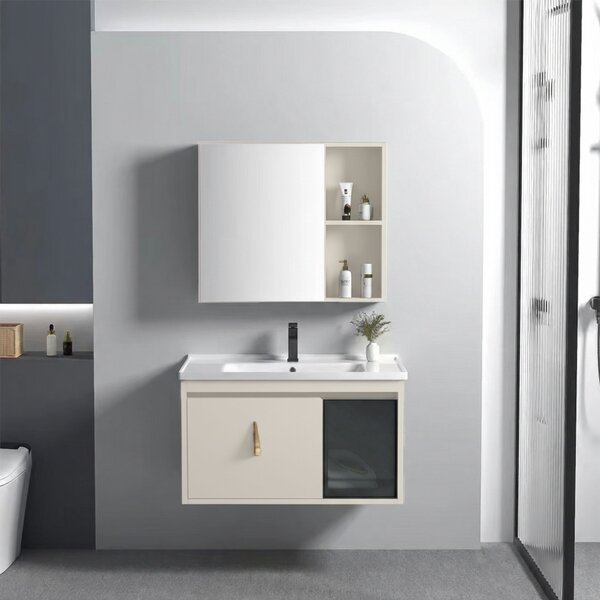 Sada koupelnového nábytku s umyvadlem Paris 60cm Beige
