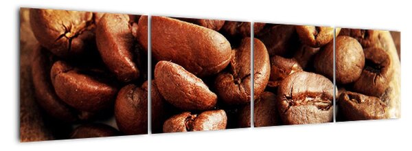Kávová zrna - obraz (160x40cm)